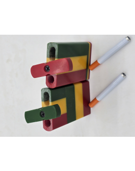 Large Resin Dugout, Rasta (each)