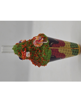 Glass Ice Cream Hand Pipe