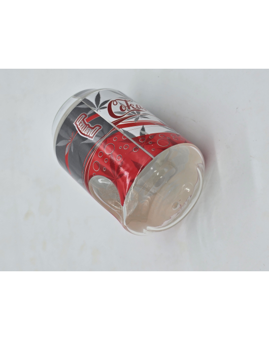 4.5" Can Glass Hand Pipe - Coka