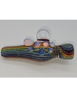 Hand Blown Chillum Multi Color