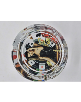 Round Glass Ashtray