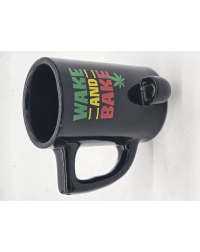 WAKE AND BAKE Ceramic Pipe Mug