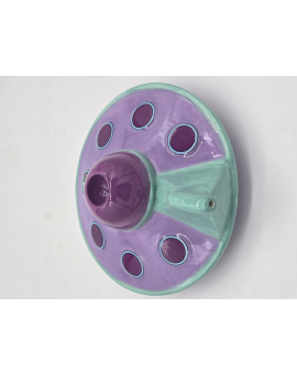 Alien SpaceShip Ceramic Pipe