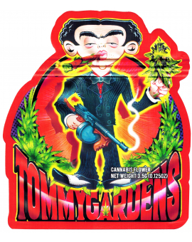 Smell-Proof Designer Die Cut Zip Bags, 3.5g (10pcs.) Tommy