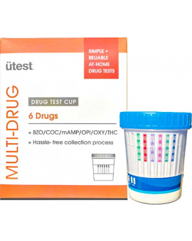 Utest+ Drug Test, All-In-One - 6 Panel