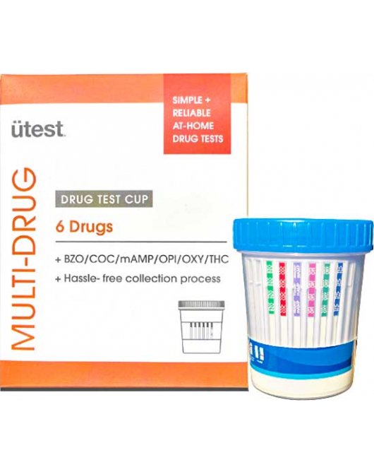Utest+ Drug Test, All-In-One - 6 Panel