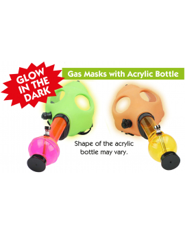 Gas Mask w/ Acrylic Bottle (each)
