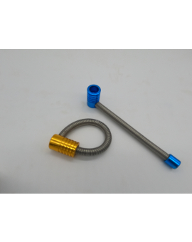 4" Metal Spring Pipe, Assorted Colors (1pc)