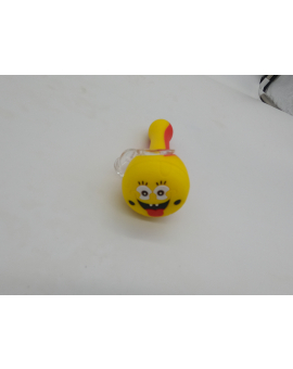 smiley face silicone pipe
