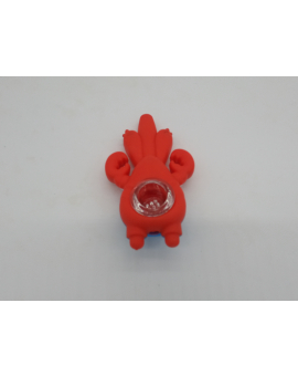 Crab Character Silicone Pipe