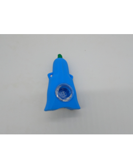 blue pickle silicone pipe