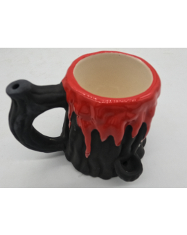 Volcano Ceramic Pipe Mug