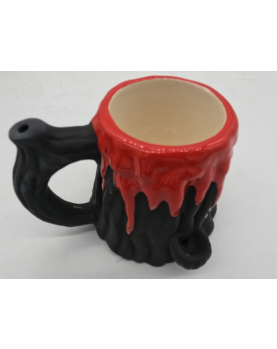 Volcano Ceramic Pipe Mug