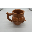 boobs ceramic pipe mug