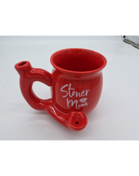 Stoner Mom Ceramic Pipe Mug
