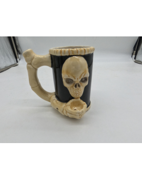 Bone Ceramic Pipe Mug