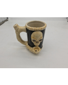 Bone Ceramic Pipe Mug