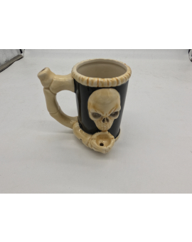 Bone Ceramic Pipe Mug