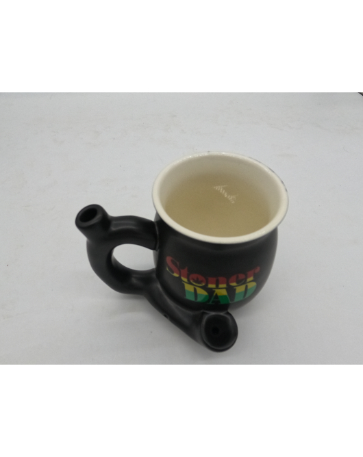 Stoner Dad Rasta Ceramic PIpe Mug