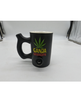 Ganja Grandpa Ceramic Pipe Mug