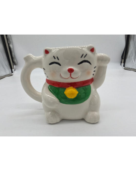Cat Ceramic Pipe Mug