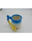 seashell ceramic pipe mug