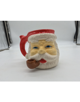 Santa ceramic pipe mug