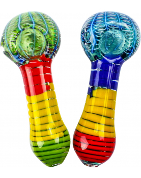 4" Heavy multi-colored Pipe (1pc)