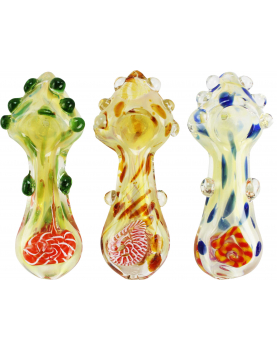 4" Heavy Silver Fumed Pipe (1pc)