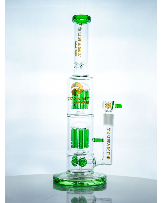 Button Double 8 Arms Tree Perc (15”)