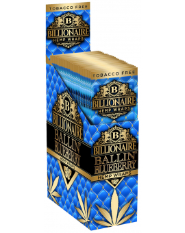 Billionaire Hemp Wraps 1pk- Blueberry