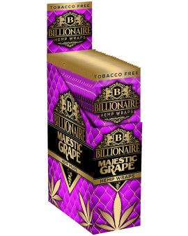 Billionaire Hemp Wraps 1pk- Majestic Grape