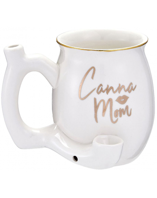 "Canna Mom" Ceramic Pipe Mug (11oz)