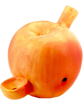 Mini Peach Ceramic Pipe