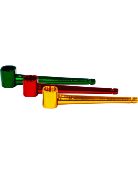 4" Metal Pipe, Assorted Colors (1pc)